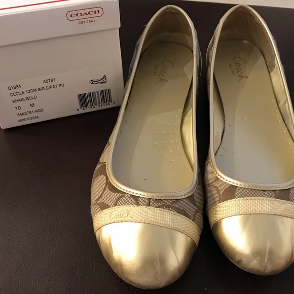 coach cecile flats